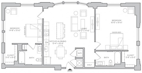 2 bedroom